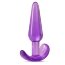 Фиолетовая анальная пробка в форме якоря Slim Anal Plug - 10,8 см. - Фиолетовая анальная пробка в форме якоря Slim Anal Plug - 10,8 см.