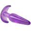 Фиолетовая анальная пробка в форме якоря Slim Anal Plug - 10,8 см. - Фиолетовая анальная пробка в форме якоря Slim Anal Plug - 10,8 см.