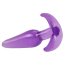 Фиолетовая анальная пробка в форме якоря Slim Anal Plug - 10,8 см. - Фиолетовая анальная пробка в форме якоря Slim Anal Plug - 10,8 см.