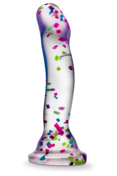 Прозрачный люминесцентный фаллоимитатор Hanky-Panky - 19 см.