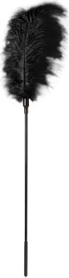 Стек с большим чёрным пером Large Feather Tickler - 65 см. Длина: 65 см. Стек с большим чёрным пером Large Feather Tickler. Длина пера 29 см. Страна: Китай. Материал: натуральное перо.
