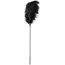Стек с большим чёрным пером Large Feather Tickler - 65 см. - Стек с большим чёрным пером Large Feather Tickler - 65 см.