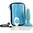 Голубая вибропробка с ротацией шариков RIMMING REMOTE CONTROL PLUG TEAL - 15,2 см. - Голубая вибропробка с ротацией шариков RIMMING REMOTE CONTROL PLUG TEAL - 15,2 см.