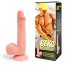 Телесный реалистичный фаллоимитатор на присоске - 20 см. - Телесный реалистичный фаллоимитатор на присоске - 20 см.