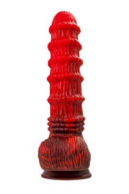 Силиконовый вибратор Monster Tops - 27 см. Длина: 27 см. Диаметр: 5.5 см. Когда страшно хочется секса, на помощь приходят они - Монстры секса, готовые заниматься им день и ночь. Монстр Топс — это не просто сексуальная игрушка, это пугающе искушающий компаньон, который готов позаботиться о твоих самых тайных желаниях. Изготовленный из высококачественного жидкого силикона, Монстр Топс не только приятен на ощупь, но и безопасен для кожи, что позволяет вам наслаждаться процессом без лишних забот. Монстр Топс предлагает 10 режимов вибрации, каждый из которых подарит вам уникальные ощущения. Управлять режимами можно с помощью кнопки включения, легко переключаясь между ними, чтобы найти идеальную частоту для достижения неизбежного оргазма. Одной из наиболее примечательных функций Монстра является WOW-режим. Эта магическая кнопка над кнопкой включения привносит дополнительную остроту и интенсивность, превращая момент в занятия любовью в захватывающее взрывное приключение. Рабочая длина - 20,5 см. Минимальный диаметр - 2,5 см. Страна: Китай. Материал: силикон. Батарейки: встроенный аккумулятор.