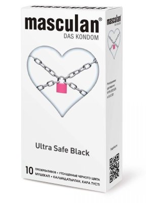 Ультрапрочные презервативы Masculan Ultra Safe Black - 10 шт. Длина: 19 см. Masculan Ultra Safe Black – ультрапрочные презервативы классической формы черного цвета из утолщенного латекса для двойной защиты, без рельефных элементов. Отличное решение для анальной близости. Черный цвет, приятный запах. С гелем-лубрикантом и резервуаром. Из натурального латекса. Премиальное немецкое качество. Тестированы электроникой. Уровень качества подтвержден независимой голландской лабораторией и швейцарским знаком соответствия SGS. Толщина - 0,09 мм. Номинальная ширина - 53 мм. В упаковке - 10 шт. - Регистрационное удостоверение РФ: ФСЗ 2011/09465 - Дата регистрации медицинского изделия: 19.08.2024 г. - Срок действия регистрационного удостоверения: бессрочно - Представитель изготовителя медицинского изделия: ООО «ВАРИАНТ», 195277, г. Санкт-Петербург, ул. Коммуны, д.67, литера Х. Страна: Германия. Материал: латекс. Объем: 10 шт.