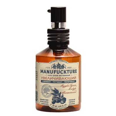 Интимный гель-крем для мужчин с увеличивающим эффектом - 50 мл. Крем с увеличивающим эффектом - для тех, кто хочет больше! Крем обеспечивает приток крови к пенису, усиливает эрекцию и прибавляет приятных ощущений. Ухаживающие компоненты состава делают кожу мягче и привлекательнее. Экстракт имбиря улучшает кровообращение и увеличивает приток крови к пенису. Экстракт муиры пуама, мощный афродизиак, улучшает эрекцию. Витамин B3 увлажняет кожу и смягчает ее. Сквалан питает и заживляет кожу и слизистые. Гель pH-сбалансирован, совместим с любыми презервативами и интимными игрушками, не содержит парабенов. за 5-7 минут до полового контакта нанесите средство на пенис и его головку, распределите тонким слоем и оставьте до полного впитывания. Подбирайте дозу средства индивидуально, начиная с малой. Для повышения пролонгирующего действия увеличивайте дозировку крема. Перед использованием протестируйте небольшое количество крема на локтевом сгибе. Только для наружного применения. Избегайте попадания в глаза. Не использовать при наличии чувствительности к одному или нескольким компонентам состава. Aqua (Water), Propylene Glycol, Squalane, PEG-12 Dimethicone, Cyclopentasiloxane, Hydroxyethylcellulose, Potassium Sorbate, Sodium Benzoate, Ptychopetalum Olacoides (Muira Puama) Bark/Root Extract, Zingber Officinale (Ginger) Root Extract, Niacin. Страна: Россия. Объем: 50 мл.