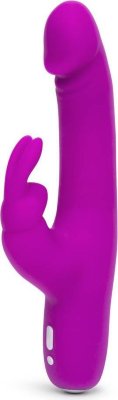 Фиолетовый перезаряжаемый вибратор Rabbit Slimline Curve Rechargeable - 24 см. Длина: 24 см. Диаметр: 3.4 см. Slimline Curve взял самые узнаваемые черты своего полноразмерного аналога: форму и функциональность. При этом, Curve Slim стал значительно тоньше и подойдёт как для тех, кто только начинает пользоваться игрушками Happy Rabbit, так и для тех, кто уже имеет опыт, но любит совмещать мощную клиторальную стимуляцию с мягким проникновением тонким вибратором. В то время как тонкая основная часть вибратора ласкает чувствительные точки внутри влагалища — твердые кроличьи ушки стимулируют клитор с помощью вибрации, и в совокупности обе части вибратора обеспечивают мощные комбинированные оргазмы. Вы можете управлять каждым из двух моторов по отдельности с помощью простой двухкнопочной панели и тем самым полностью управлять своим удовольствием, используя один из 15 доступных режимов вибрации: три скорости вибрации ушек, три скорости вибрации основной части и девять настраиваемых сценариев. Отличительные черты: Тонкий силиконовый вибратор премиум-класса с двойной стимуляцией. Подходит для начинающих. 15 настраиваемых режимов вибрации: 3 скорости ушек, 3 скорости основной части и 9 сценариев. Тонкая искривленная основная часть, нежно стимулирующая внутренние эрогенные зоны. Плотные и гибкие ушки, охватывающие клитор и способствующие получению чувственного комплексного оргазма. Возможность блокировки предотвратит неожиданное включение Вашего Happy Rabbit Curve Slimline полностью влагоустойчив: его легко мыть и можно использовать в ванной или душе. Возможность зарядки через USB: заряжаясь 150 минут, этот вибратор обеспечивает 120 минут удовольствия! Рабочая длина - 12,7 см. Страна: Великобритания. Материал: силикон. Батарейки: встроенный аккумулятор.
