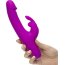 Фиолетовый перезаряжаемый вибратор Rabbit Slimline Curve Rechargeable - 24 см. - Фиолетовый перезаряжаемый вибратор Rabbit Slimline Curve Rechargeable - 24 см.