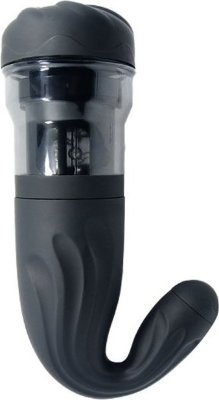 Мегамастурбатор-вагина с ротацией Breton Длина: 27.3 см. Диаметр: 9.2 см. Мегамастурбатор-вагина с ротацией Breton. Возвратно-поступательные движения и 4 режима ротации. Страна: Китай. Материал: термопластичная резина (TPR). Батарейки: 4 шт., тип AAA.