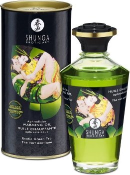 Массажное интимное масло с ароматом зелёного чая - 100 мл.