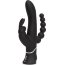 Черный перезаряжаемый вибратор Triple Curve Rechargeable Rabbit Vibrator - 25,4 см. - Черный перезаряжаемый вибратор Triple Curve Rechargeable Rabbit Vibrator - 25,4 см.