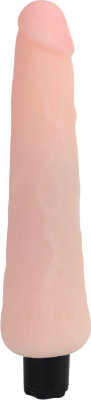 Водонепроницаемый вибратор телесного цвета - 24,5 см. Длина: 24.5 см. Диаметр: 5.9 см. Элегантный, чувственный и обольстительный вибратор фаллической формы! Он готов поделиться с вами счастьем и подарить максимальное наслаждение! Сильный мотор с минимальным шумом. Легкий контроль вибрации поворотом колёсика. Водонепроницаемый. Диаметр головки - 3,5 см. Страна: Китай. Материал: термопластичная резина (TPR). Батарейки: 2 шт., тип AAA.