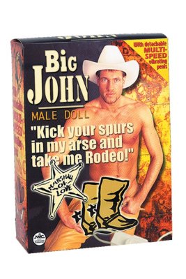 Надувная секс-кукла Big John с виброфаллосом Надувная секс-кукла Big John с виброфаллосом. 2 любовных отверстия. Страна: Китай. Материал: поливинилхлорид (ПВХ, PVC). Батарейки: 2 шт., тип AA.
