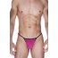 Мужские розово-черные трусы-стринги - Мужские розово-черные трусы-стринги