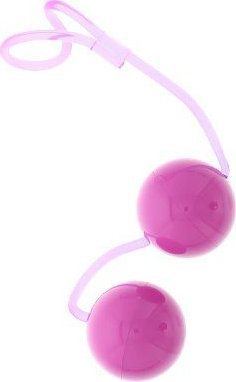 Фиолетовые вагинальные шарики на мягкой сцепке GOOD VIBES PERFECT BALLS Диаметр: 3 см. Фиолетовые вагинальные шарики на мягкой сцепке GOOD VIBES PERFECT BALLS. Страна: Китай. Материал: поливинилхлорид (ПВХ, PVC).