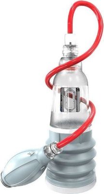 Прозрачная гидропомпа HydroXTREME3 HydroXTREME3 - самая маленькая гидропомпа серии HYDROXTREME. До сих пор было очень мало вариантов для тех, кто пострадал от micropenis. HydroXTREME3 - первый миниатюрный насос, предназначенный для увеличения размера, повышения твердости и значительного повышения личной уверенности. Эту модель приобретают мужчины, которым, по начальным параметрам, еще рано использовать HydroXTREME5. Гидропомпа является безопасным средством увеличения полового члена в домашних условиях. Самая действенная гидротехнология для увеличения пениса и укрепления вашего сексуального здоровья. Новый клапан HydroXTREME3 позволяет создавать давление как при помощи гофры, прижимая колбу к себе, так и с помощью ручной груши. Помпа также оснащена переключателем для быстрого сброса воды и фиксации разряжения и функцией поворота колбы. В комплект также входит ремень для душа, что позволяет облегчить использование гидропомпы в душе и оставить ваши руки свободными. Помпа абсолютно безопасна, проста в использовании и эффективна – она удобно крепится на основании пениса, не вызывая дискомфорта, и создает достаточное давление для эффективных тренировок, не требуя постоянной подкачки. В отличие от других вакуумных помп гидропомпы Bathmate использует силу воды, поэтому его нужно использовать в ванной или душе. Благодаря гидропомпе: - происходит усиленный прилив крови к тканям паховой области, каверозным телам, в следствие чего увеличивается длина и диаметр полового члена - эрекция пениса становится более выраженной и продолжительной - ваш пенис будет более сильным - при регулярном использовании происходит увеличение пениса на 2-3 см. Чем чаще Вы пользуетесь Bathmate, тем большим будет результат. На колбе помпы имеется специальная шкала - с ей результаты будут еще нагляднее. Помпа бесшумна. Начальные размеры пениса (в эрекции) до покупки помпы: Длина пениса - до 8 см. Диаметр пениса - до 4 см. Параметры гидропомпы: Длина с сильфон-насосом (общая длина) - 19,5 см. Длина без сильфон-насоса (длина колбы) - 14,5 см. Внутренний диаметр колбы - 5,2 см. Внутренний диаметр сильфон-насоса - 5,5 см. Мощность - 0,7 бар. Страна: Великобритания. Материал: анодированный пластик, силикон.