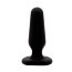 Черная анальная пробка S Silicone Plug - 7,3 см. - Черная анальная пробка S Silicone Plug - 7,3 см.