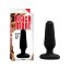 Черная анальная пробка S Silicone Plug - 7,3 см. - Черная анальная пробка S Silicone Plug - 7,3 см.