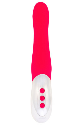 Ярко-розовый пульсирующий массажер - 26 см. Длина: 26 см. Диаметр: 5 см. Перед Вами великолепный пульсирующий массажер, который может похвастаться своими особенностями! Главное его достоинство кроется в устройстве механизма: пульсатор оснащен двумя магнитами, которые осуществляют возвратно-поступательные движения, а это значит, что амплитуда и сила пульсации будет гораздо больше и сильнее! Изготовлен из медицинского силикона и пластика. Приятная на ощупь поверхность не имеет швов. Также массажер не имеет запаха. Оригинальная плавно-изогнутая форма позволяет стимулировать точку G, а так же использовать его для анальных утех и стимуляции простаты. Имеет 5 режимов пульсации. При весе в 580 грамм легко помещается в дамской ручке, имеет удобные кнопки включения и регулировки режимов. Массажер перезаряжаемый, что позволяет не задумываться о батарейках, а легко и удобно заряжать устройство через USB-разъем. Рабочая длина - 15 см. В комплекте: зарядный USB-шнур, чехол для хранения и инструкция на англ.яз. Страна: Китай. Материал: силикон. Батарейки: встроенный аккумулятор.