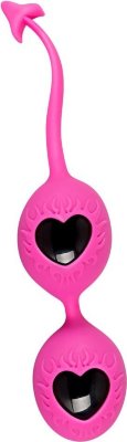 Вагинальные шарики в силиконовой оболочке Devils Balls Длина: 17.5 см. Диаметр: 3.6 см. Вагинальные шарики в силиконовой оболочке Devils Balls. Силиконовая оболочка съемная, для удобства ухода за изделием. Страна: Германия. Материал: анодированный пластик, силикон.