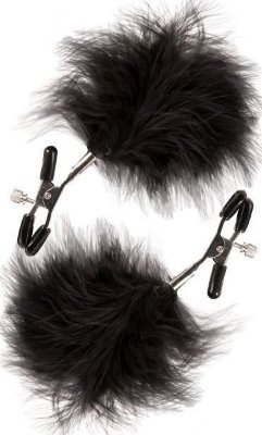 Зажимы для сосков с пухом FEATHERED NIPPLE CLAMPS Зажимы для сосков с пухом FEATHERED NIPPLE CLAMPS. Страна: Китай. Материал: перья.