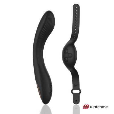 Черный вибратор с пультом-часами Anne s Desire Curve G-Spot Vibe Wireless Watchme - 20,5 см. Длина: 20.5 см. Диаметр: 3 см. Anne s Desire представляет новую линейку секс-игрушек с запатентованной технологией Watchme. Все игрушки идут с часами в комплекте и готовы к использованию с пультом дистанционного управления или без него. Watchme - это умные часы, которые помогут вам управлять секс-игрушками Anne s Desire. Благодаря им можно включить/выключить вибрацию, изменить режим вибрации, изменить интенсивность в каждом режиме вибрации. Этот вибратор будет стимулировать вас внутри ровно там, где это особенно приятно. Вагинальный отросток, чуть изогнутый специальным образом, идеален для G-стимуляции. Вибратор изготовлен из медицинского силикона. Заряжается от USB. 7 режимов вибрации, контроль интенсивности в каждом режиме. 100% водонепроницаемость. Рабочая длина - 13,5 см. Страна: Китай. Материал: силикон. Батарейки: встроенный аккумулятор.