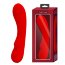 Красный изогнутый вибратор Matt - 19 см. - Красный изогнутый вибратор Matt - 19 см.
