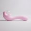 Розовый вибромассажёр с деликатными токами - Розовый вибромассажёр с деликатными токами