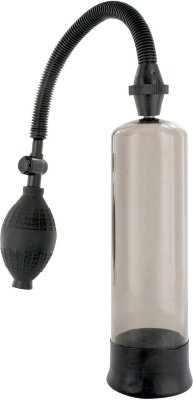 Вакуумная помпа для увеличения члена PVC TUBE WITH LATEX SLEEVE Длина: 19 см. Диаметр: 5.5 см. Желаете увеличить член в размерах без помощи хирургии? Легко! Просто используйте эту помпу почаще, и результат не заставит себя долго ждать. Проникнете членом сквозь тугой уплотнитель в колбу, откачайте воздух с помощью ручной груши. А теперь взгляните, каким большим и напряженным становится предмет вашей гордости! Повторяйте упражнение раз за разом, тренируйте сосуды. Пенис станет больше – это точно. Страна: Китай. Материал: поливинилхлорид, латекс.