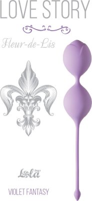Сиреневые вагинальные шарики Fleur-de-lisa Длина: 19.5 см. Диаметр: 3.4 см. Вагинальные шарики Fleur-de-lisa из серии Love Story - это изысканные, шелковистые шарики, которые помогут Вам изучить свое тело и подготовить к незабываемым эмоциям с партнером. Их легко и приятно использовать для интенсивной тренировки влагалища и массажа внутренних областей малого таза. Удобный силиконовый шнур позволяет с легкостью вводить и извлекать игрушку. Выполнены из медицинского силикона, легко моются. Рабочая длина - 10,5 см. Вес - 83 гр. Страна: Китай. Материал: силикон.