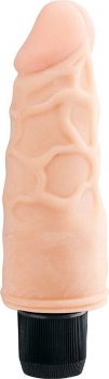 Реалистичный вибратор с венками REALSTUFF 5INCH VIBRATOR - 13 см.