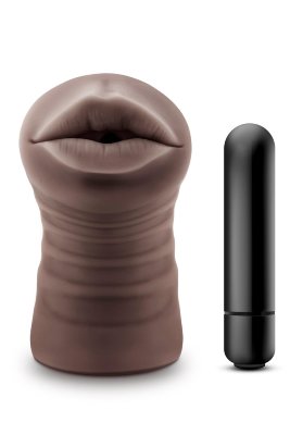 Коричневый мастурбатор-ротик Krystal Vibrating Masturbator Длина: 12.7 см. Диаметр: 3.5 см. Коричневый мастурбатор-ротик Krystal Vibrating Masturbator. Тугой, с отверстием для вибропули (в комплекте). Страна: Китай. Материал: термопластичный эластомер (TPE). Батарейки: 1 шт., тип AAA.