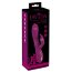 Фиолетовый вибратор 3 Function Vibrator с вращением бусин - 23 см. - Фиолетовый вибратор 3 Function Vibrator с вращением бусин - 23 см.
