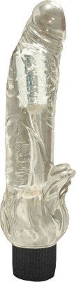Прозрачный вибратор с клиторальной шишечкой Viking - 20,3 см. Длина: 20.3 см. Диаметр: 4.2 см. Одного взгляда на этот прозрачный водонепроницаемый фаллос достаточно, чтобы распалиться сексуальным желанием. Эти реалистичные формы, эта упругость, эта маленькая шишечка у основания для давления на клитор…ох! А ещё внутри гелевого тельца этого фаллоса скрыт мощный виброэлемент. Именно благодаря ему проникновение вибрирующей игрушки в лоно станет экстра чувственным и сверхприятным. Страна: Китай. Материал: гель. Батарейки: 2 шт., тип AA.
