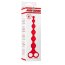 Красная анальная цепочка Ribbed Silicone Anal Beads - 26 см. - Красная анальная цепочка Ribbed Silicone Anal Beads - 26 см.