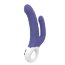 Синий анально-вагинальный вибратор Double Pleasure - 23,5 см. - Синий анально-вагинальный вибратор Double Pleasure - 23,5 см.