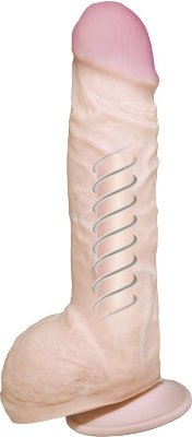 Реалистичный фаллоимитатор на присоске F LINE - 20,5 см. Длина: 21 см. Диаметр: 4.9 см. Гибкий фаллоимитатор F Line создан для тех, кто ищет что-нибудь новое. Во-первых, он создан из инновационного материала неоскин, который действительно похож на реальную человеческую кожу. Она мягкая, гладкая и бархатистая. Во-вторых, внутри девайс сделан из прочного и гибкого полимера, который позволяет изгибать устройство и придавать ему любую форму. Настройте игрушку под себя и получайте удовольствие от необычной формы и реалистичных ощущений. Рабочая длина - 15 см. Диаметр головки - 4,5 см. Страна: Россия. Материал: неоскин.