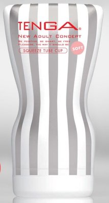 Мастурбатор TENGA Squeeze Tube Cup Soft Длина: 15.5 см. Диаметр: 8.3 см. Премьера 2021 года - обновленная линейка хитовых мужских стимуляторов TENGA CUP. Основные отличия от первой серии CUP: - Измененный внутренний рельеф, теперь радикально отличающийся в зависимости от цвета корпуса. - Обновленный внешний дизайн и измененная эргономика корпусов. - Три уровня интенсивности стимуляции в зависимости от цвета корпуса. Squeeze Tube Cup - самый податливый мастурбатор из линейки Cup имеющий легко сгибаемый корпус, за счет чего вы можете самостоятельно контролировать силу сжатия и интенсивность стимуляции, а также распределять ее по стволу полового члена, так как вам будет угодно. Держите ситуацию в своих руках! Белый корпус - самая мягкая стимуляция, предпочтительная для мужчин любящих нежные ласки и неспешность. Разработано в Японии для одноразового использования. Страна: Япония. Материал: термопластичный эластомер (TPE).