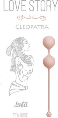 Розовые вагинальные шарики Cleopatra Tea Rose Длина: 16 см. Диаметр: 2.5 см. Чарующие бархатистые вагинальные шарики Cleopatra из серии Love Story легко и приятно использовать для интенсивной тренировки влагалища и массажа внутренних областей малого таза. Отличная вещь для тех, кто готов совершенствовать и сводить с ума, Удобный силиконовый шнур позволяет с легкостью вводить и извлекать игрушку. Выполнены из медицинского силикона, легко моются. Вес - 51 гр. Рабочая длина - 6,5 см. Страна: Россия. Материал: силикон.
