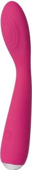 Ярко-розовый G-стимулятор IRIS Clitoral G-spot Vibrator - 18 см.