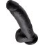 Чёрный фаллоимитатор 9 Cock with Balls - 22,9 см. - Чёрный фаллоимитатор 9 Cock with Balls - 22,9 см.