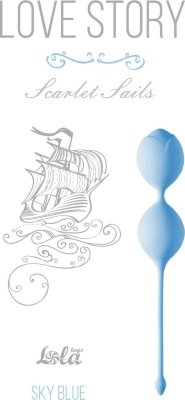 Голубые вагинальные шарики Scarlet Sails Длина: 16 см. Диаметр: 2.9 см. Вагинальные силиконовые шарики Scarlet Sails из серии Love Story - отличная вещь для тех, кто ищет гармонию со своим телом и хочет сохранить женское здоровье. Рабочая длина - 9 см. Вес - 56 гр. Страна: Китай. Материал: силикон.