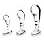 Набор из 3 стальных стимуляторов простаты Stainless Steel P-spot Training Set - Набор из 3 стальных стимуляторов простаты Stainless Steel P-spot Training Set