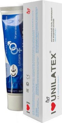Лубрикант на водной основе Unilatex Gel - 80 мл. Лубрикант Unilatex Gel на водной основе подходит для ежедневного применения. Обеспечивает длительное увлажнение кожи и слизистых интимных зон. Стерильный, гипоаллергенный, отлично растворяется в воде (а потому при необходимости легко смывается обычной водой без применения специальных средств), не оставляет пятен на белье и постели, без запаха, не содержит токсичных компонентов, текстура без пузырьков воздуха. Оказывает увлажняющее действие на кожу. нанести на интимные зоны при необходимости. деионизированная вода, натуральный глицерин, гидроксиэтил целлюлоза, пропилпарабен, метилпарабен, лимонная кислота. Страна: Малайзия. Объем: 100 мл.