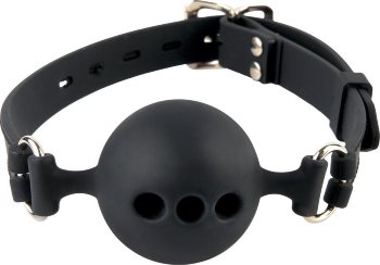 Силиконовый кляп-шар с отверстиями для дыхания Silicone Breathable Ball Gag Small
