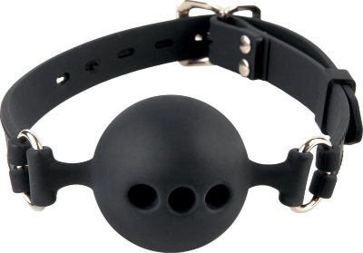 Силиконовый кляп-шар с отверстиями для дыхания Silicone Breathable Ball Gag Small Кляп силиконовый,имеет идеальный размер, чтобы закрыть рот и заставить молчать! Идеально подходит для начинающих и любителей БДСМ. Кляп имеет три отверстия для облегчения дыхания. Сделан из супер-мягкого силикона, Фиксирующий ремешок легко регулируется, чтобы соответствовать большинству размеров. Лучший из всех, кляпов не имеет запаха и вкуса, гигиеничен благодаря ультра-силикону медицинского класса Диаметр шара - 3,8 см. Страна: Китай. Материал: силикон.