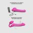 Ярко-розовый безремневой страпон Strap-on-me Vibrating Bendable Strap-On size M - Ярко-розовый безремневой страпон Strap-on-me Vibrating Bendable Strap-On size M