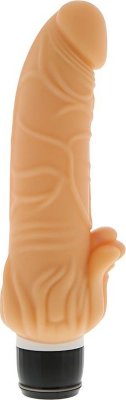 Телесный вибратор с лепестками в основании PURRFECT SILICONE CLASSIC 7INCH FLESH - 18 см. Длина: 18 см. Диаметр: 4 см. Телесный вибратор с лепестками в основании PURRFECT SILICONE CLASSIC 7INCH FLESH. Мультискоростной - 3 скорости пульсации, 1 эскалации, 3 вибрации. Страна: Китай. Материал: силикон. Батарейки: 2 шт., тип AA.