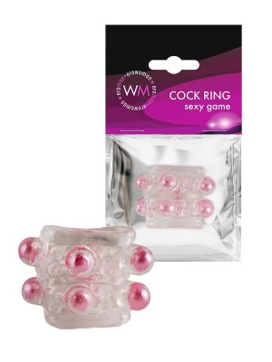 Прозрачная насадка на пенис с цветными шариками Длина: 2.5 см. Сквозная насадка на пенис увеличит толщину полового члена мужчины и позволит партнёрше испытать потрясающие эротические эмоции. Выпуклости с цветными шариками на поверхности изделия усилят возбуждение женщины. Интимный аксессуар изготовлен из эластичного материала. Хорошо мнётся и тянется. Подходит для пенисов разных размеров. Прост в применении и уходе. Внутренний диаметр - 2 см. Страна: Китай. Материал: термопластичная резина (TPR).